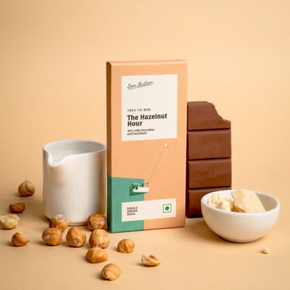 Bon Fiction The Hazelnut Hour (Mini) - Milk Hazelnut Chocolate, 21 gm