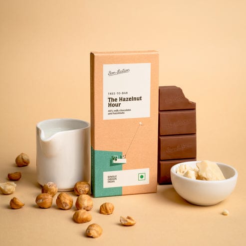 Bon Fiction The Hazelnut Hour (Mini) - Milk Hazelnut Chocolate, 21 gm
