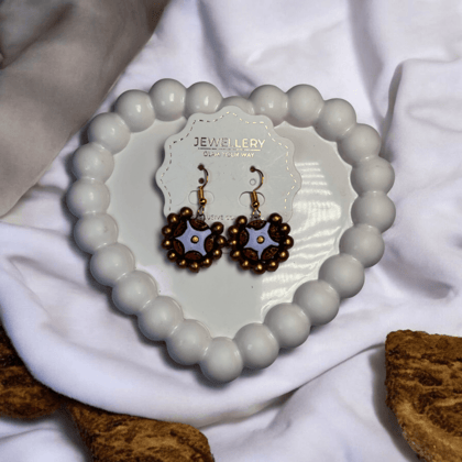 Rustic Bloom Dangle Earrings