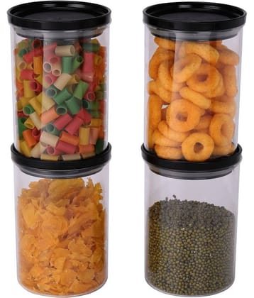 Analog kitchenware - Polyproplene Black Food Container ( Set of 4 - 900 )