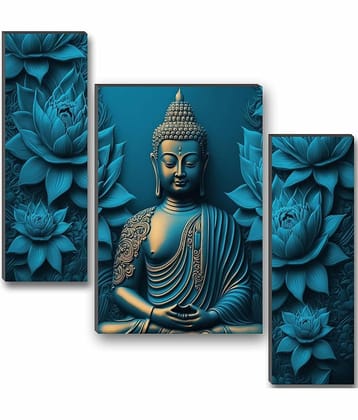 SNDArt lord buddha wall decor Gift Items Wall Sculpture Multi - Pack of 1