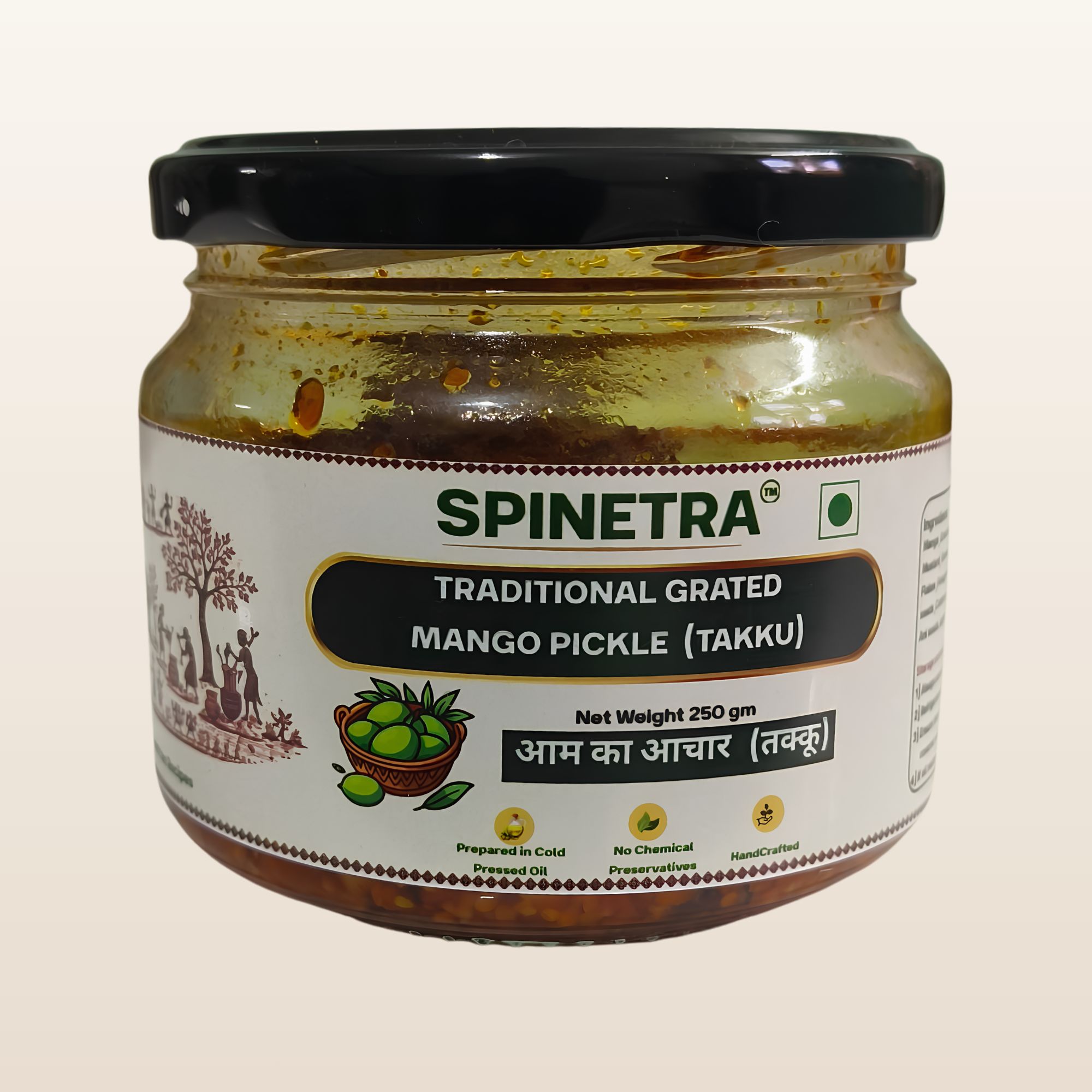 Traditional Grated Mango pickle (Takku)