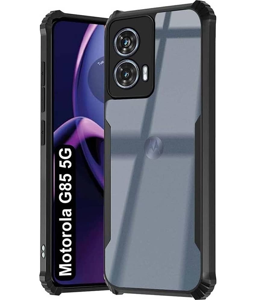 VAKIBO Plain Cases Compatible For Rubber Moto G85 ( Pack of 1 )