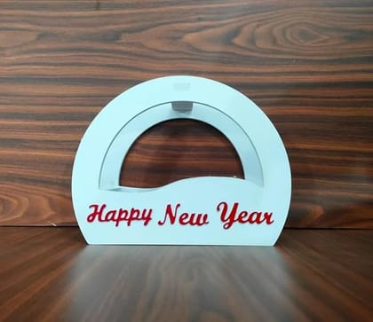 Rave Creations Decorative Happy New Year Empty Gift Basket