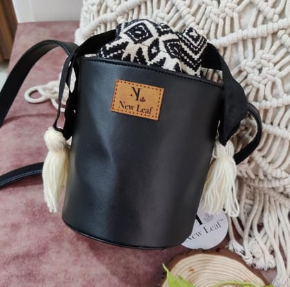 Monochrome Mini-Bucket Sling