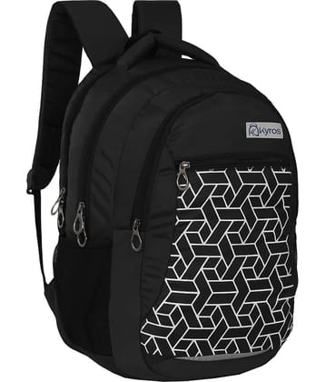 Kyros Black Polyester Backpack ( 45 Ltrs )