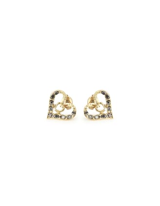 Gold Heart Earrings
