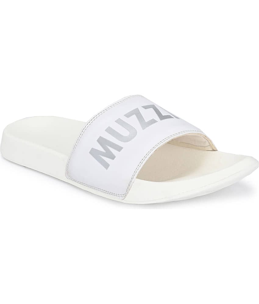 MUZZATI - White  Slide Flip flop