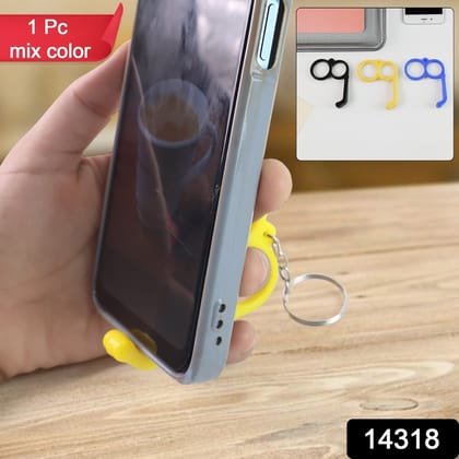 Plastic Hand Mobile Stand (Mix Color / 1 Pc)