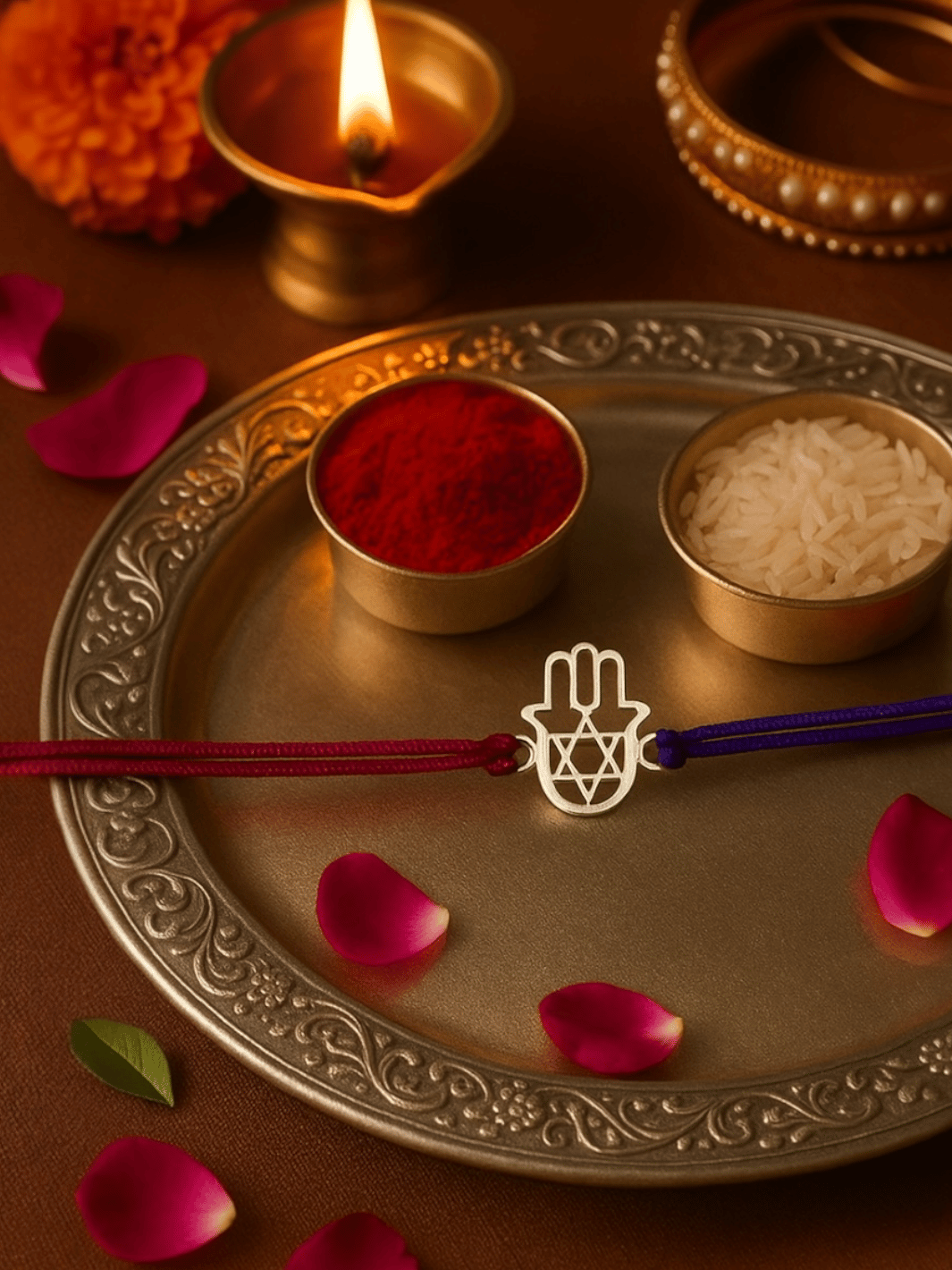 Silver Dreamcatcher Rakhi