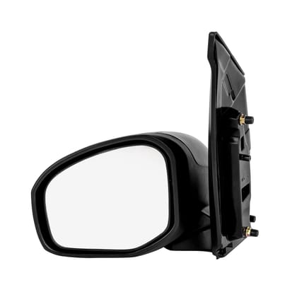 RMC Car Side Mirrors Suitable For Honda Amaze/Mobilio/Brio (2011-2018) (ABS & Glass) | Without lever | Non Auto Fold | Manually Operated | Without Indicator (Black) LEFT SIDE (PASSENGER SIDE)