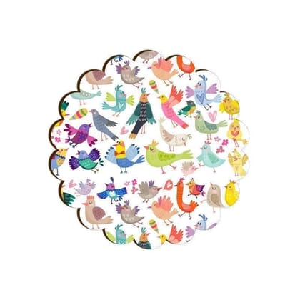 Bird Brained Scallop Coaster