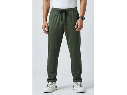 Stud & Gracy Men Regular Fit Dry Fit Training Track Pants Olive Green - S - 30