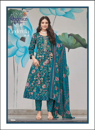 Radhika Lifestyle Heavy Cotton Anarkali Dresses