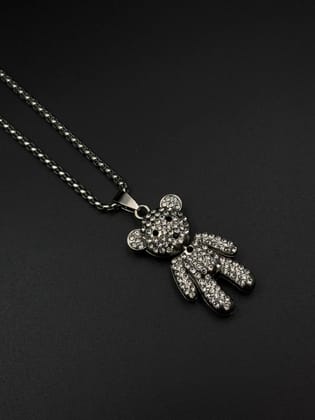 Icy Teddy Necklace