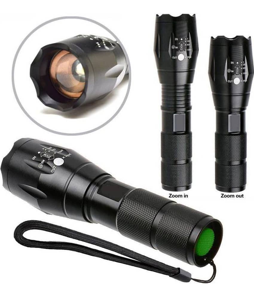 Ezlife 12.5W Flashlight Torch CREE XM-L T6 - Pack of 1