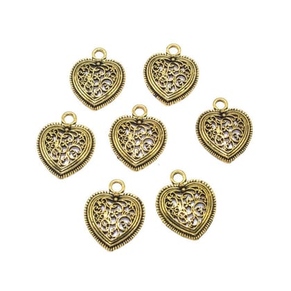 Gold Mini Metal Alloy Charms Gold Smooth Finish Use For Jewelry Makings , CHG-096-Per Packet of Approx 12 Pcs (50 Gram) / 30 MM