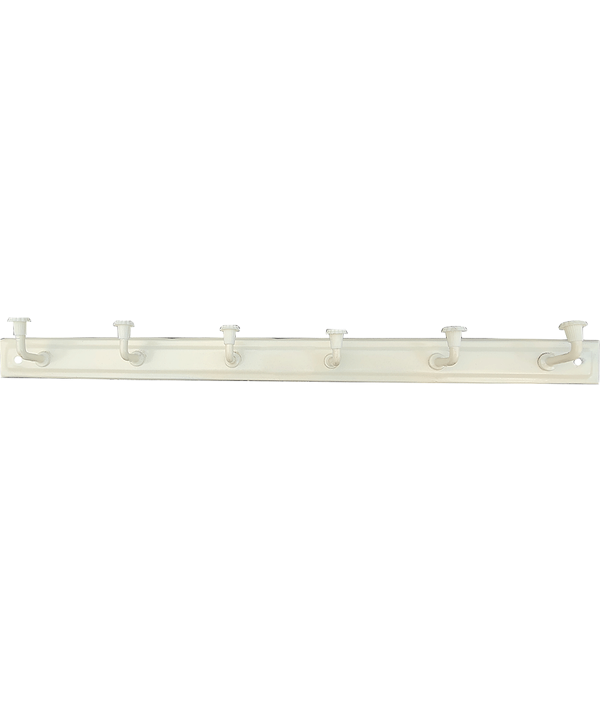 Laxmi Metal 6 Hook Door/Wall Cloth Hanger Metal Hook