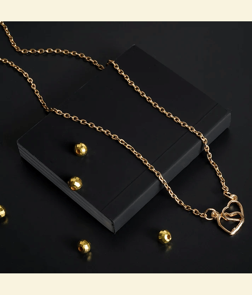 Sunhari Jewels Golden Pendant ( Pack of 1 )