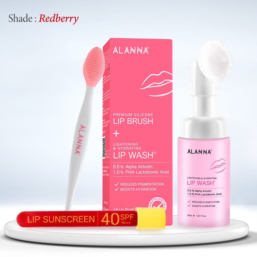 2-step Lip Brightening Kit (Women)-Redberry