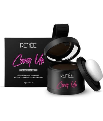RENEE Cover-Up Hair Powder- Brown,  Bald Spot & Grey Hair Cover Solution,4 g