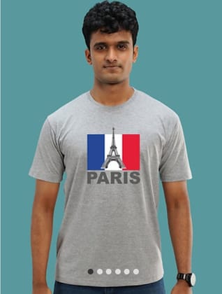PARIS - YOUNG CASUAL WEAR GREY T-SHIRT