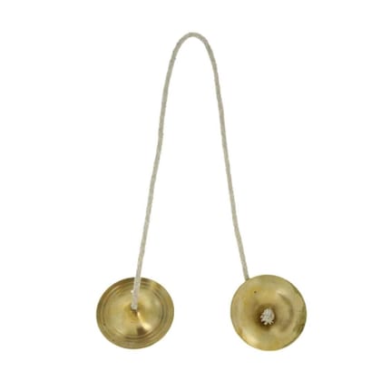 MAYAPURI Manjira/Karatalas Musical Instrument for Hand Cymbals Bhajan, Kirtan, Harinaam