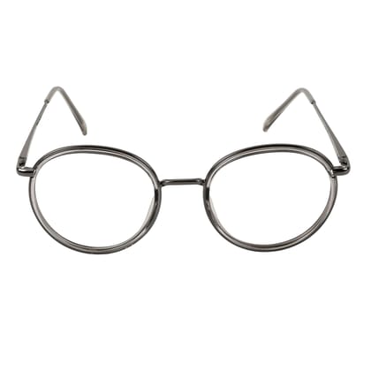 TERRY & CO Zero Power Blue Cut Eyeglasses | Metal Frame | Medium Size | Anti-Reflective, UV Protection, Lightweight | Spring Hinges | Unisex