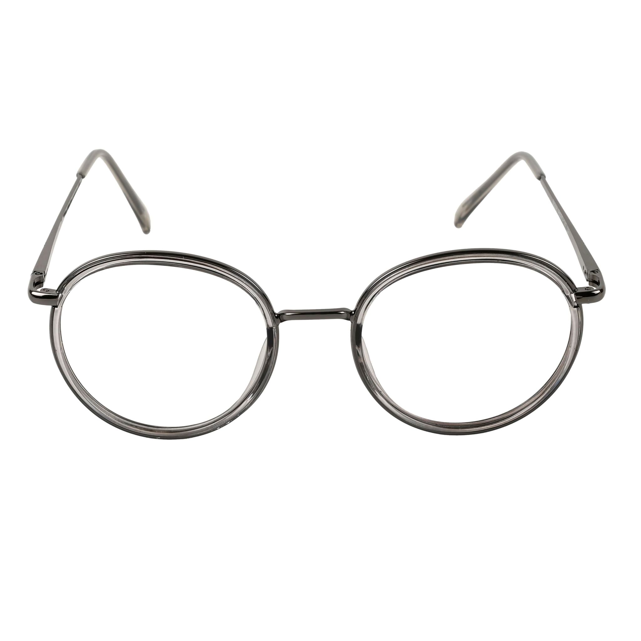 TERRY & CO Zero Power Blue Cut Eyeglasses | Metal Frame | Medium Size | Anti-Reflective, UV Protection, Lightweight | Spring Hinges | Unisex