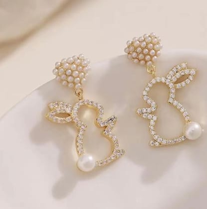 Pearl Rare Hare Earrings