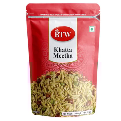 BTW Khatta Meetha Namkeen  350gm