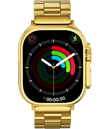 COREGENIX ULTRA Premium METAL with HD Display Gold Smart Watch