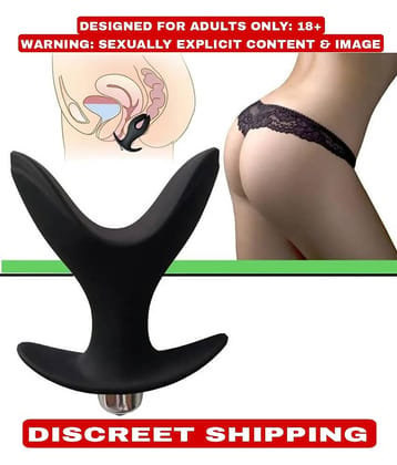 Kamahouse Premium Quality Vibrating Anal Opening Butt Plug Silicone Massager Stimulate Orgasm