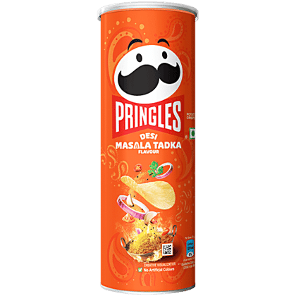 Pringles Potato Chips - Desi Masala Tadka Flavour