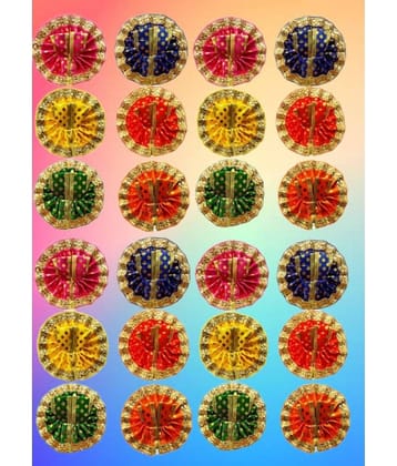 Lootnixx Laddu Gopal Goli Designe Golden Poshak 24 Piece (Size 0 No ) Set Dress