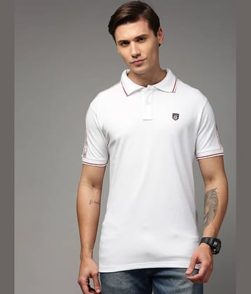 ONN - White Cotton Regular Fit Men's Polo T Shirt ( Pack of 1 )