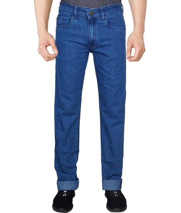 JB JUST BLACK - Blue Cotton Blend Regular Fit Men's Jeans ( Pack of 1 )