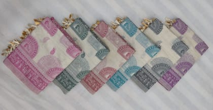 Tussar Cotton Sambalpuri Handmade Saree 10 Tussar Cotton Sambalpuri Handmade Saree 10
