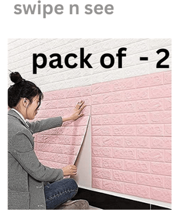 swipe n see Abstract Wallpaper ( 70 X 77 ) cm ( Pack of 2 )