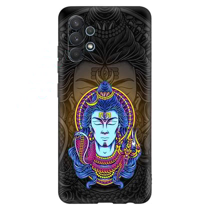 Mahadev  Samsung A32 Premium Embossed Mobile cover