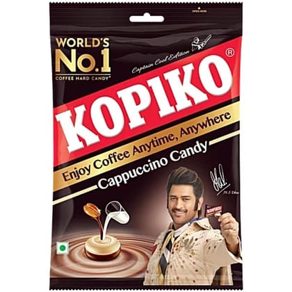 KOPIKO Cappuccino Coffee Candy - Worlds No 1 Coffee Candy, Party Pack, 297.5 g (85 pcs x 3.5 g each) - 397.5 mL - 397.5 mL - One Unit