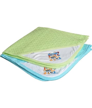 CATCUB Multi-Colour Polyester Towel cum blanket ( 72 cm × 72 cm 2 pcs )