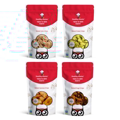 Healthy Master Healthy Chips Combo - Baked and Nutritious 400 g Healthy Master Healthy Chips Combo - Baked and Nutritious 400 g