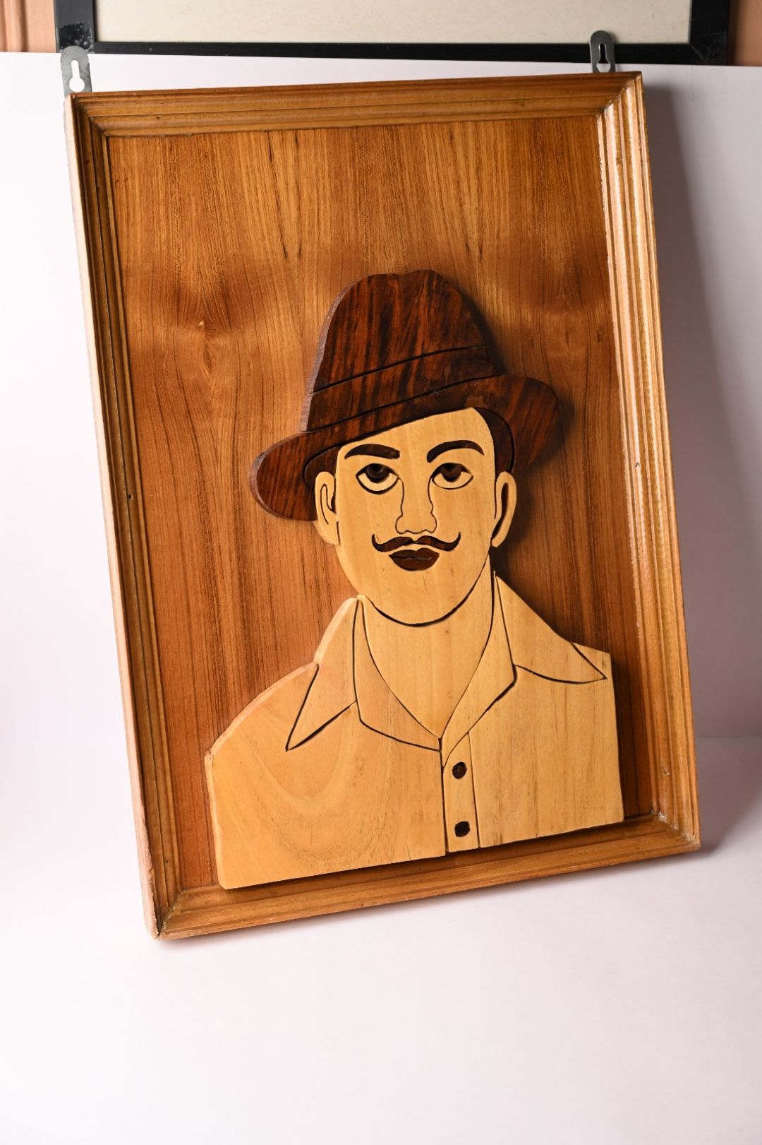 Bhagat Singh Wooden Painting