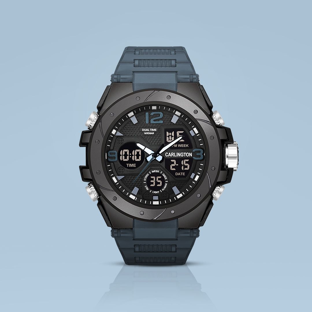 Carlington Edurance Series Digital Analog Watch - 9105