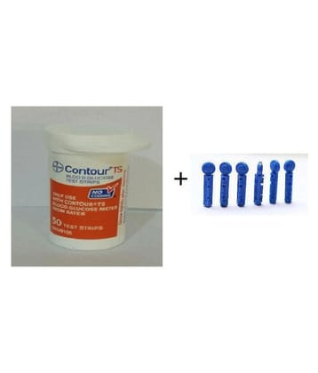 Bayer contour TS 50 STRIPS+100 LANCET WITHOUT BOX Exp: June 2021