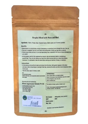 PNC- Sitaphal Neem Bael Combination of Powder Pack of 100 GMS Liver Fuctions Booster