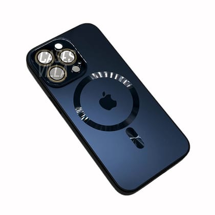 iPhone 13 Pro Max Cover: New AG Frosted MagSafe Case with Camera Lens Protection-Black
