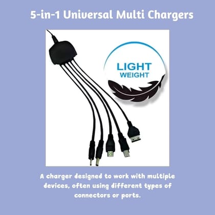 Charger | Flymaster 5 In 1 | Universal Compatibility, Includes Cable Charger | Flymaster 5 In 1 | Universal Compatibility, Includes Cable