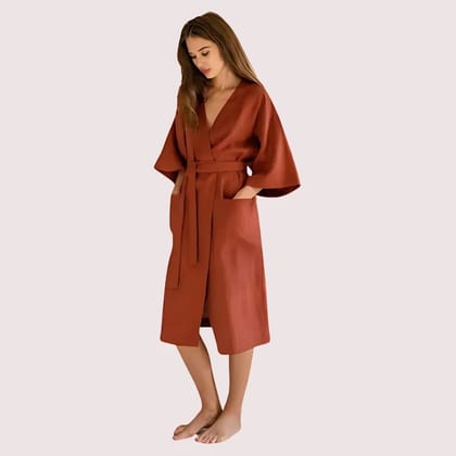 Luxe Organic Cotton Sleeveless Robe